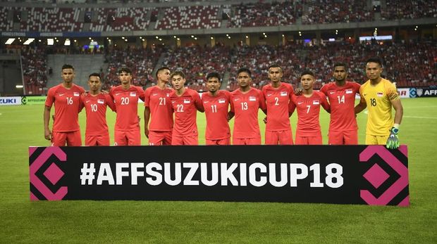 Timnas Indonesia di Piala AFF 2018. (