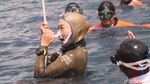 Foto: Serunya Kompetisi Freediving Internasional di Sabang