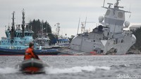Insiden ini terjadi di laut bagian utara Norwegia. NTB Scanpix/Marit Hommedal via REUTERS.