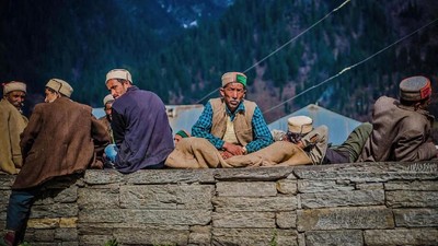 Foto: Desa Baduy dari Puncak Himalaya