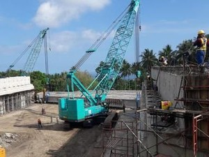 Jasa Marga Mulai Pasang Girder di Jembatan Kauditan Manado-Bitung