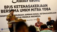 Hal itu diungkapkan dalam acara silaturahmi BPJS Ketenagakerjaan di hotel Sahid Jaya Lippo Cikarang, Jumat (9/11/2018).