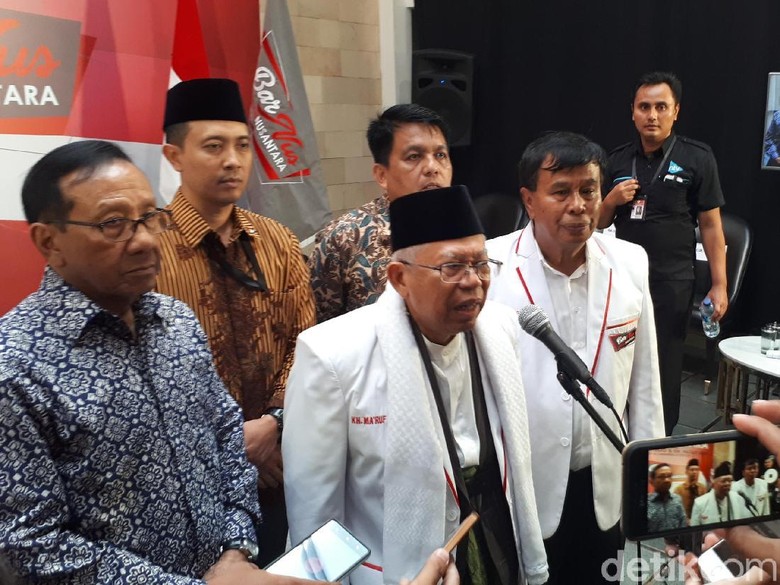 Tanggapi Rizieq, Maruf Amin: Jokowi Kerja Tak Cari Pencitraan Tanggapi Rizieq, Maruf Amin: Jokowi Kerja Tak Cari Pencitraan