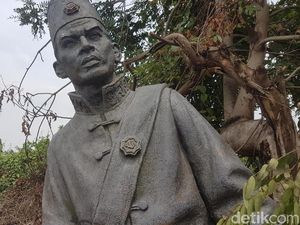 Patung Pahlawan Sultan Ageng Tirtayasa Ditemukan di Sungai