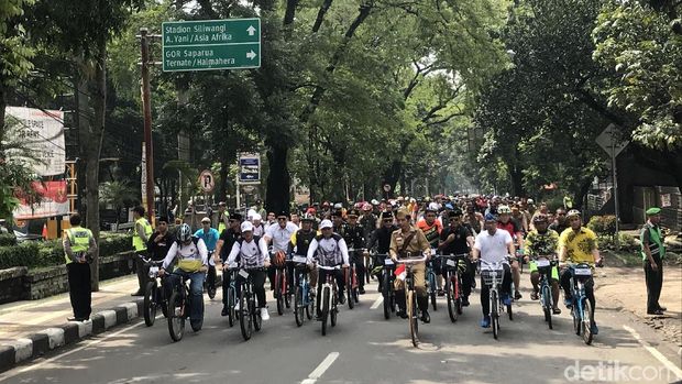 Acara 'Bandung Lautan Sepeda'.