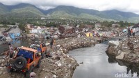 Pemerintah tengah mengkaji Perda zona merah hunian. Nantinya pembangunan permukiman akan didasarkan pada zona-zona aman. Lokasi yang terdampak likuifaksi sendiri rencananya akan ditimbun tanah. (Foto: Jafar Bua/detikcom)