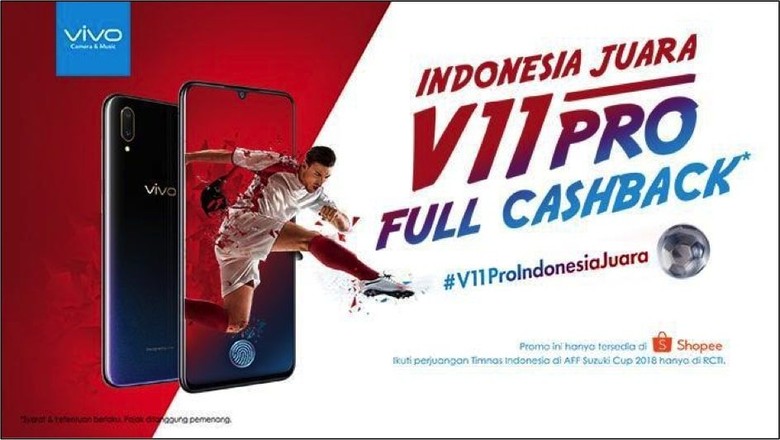Dukung Timnas Indonesia di AFF 2018, Vivo Gelar Promo Full Cashback Dukung Timnas Indonesia di AFF 2018, Vivo Gelar Promo Full Cashback