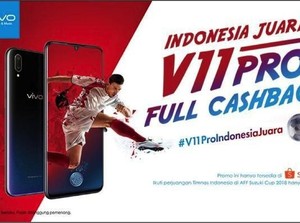 Dukung Timnas Indonesia di AFF 2018, Vivo Gelar Promo Full Cashback