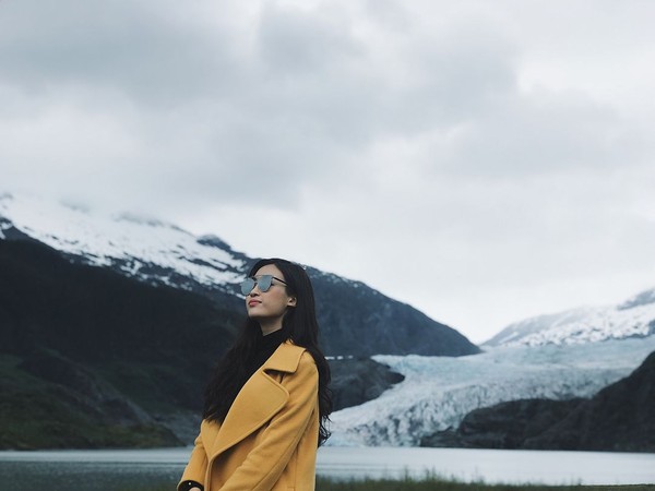 Do My Linh juga jalan-jalan ke Alaska, Amerika Serikat. (domylinh1310/Instagram)