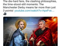 Derby Manchester Panas Duluan di Medsos
