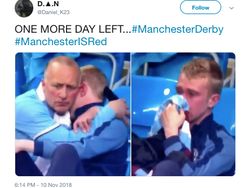 Derby Manchester Panas Duluan di Medsos