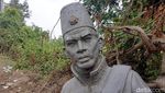 Miris, Patung Pahlawan Sultan Ageng Tirtayasa Terlantar di Jalanan