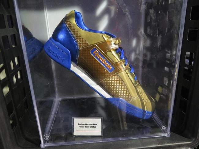 Anda yang suka dengan sepatu Reebok mungkin mengenali Reebok Workout Low Tiger Beer yang rilis pada tahun 2012. Foto: Rahmi Anjani/Wolipop