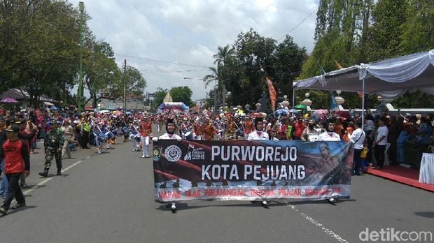 Napak tilas perjuangan Tentara Pelajar di Purworejo.