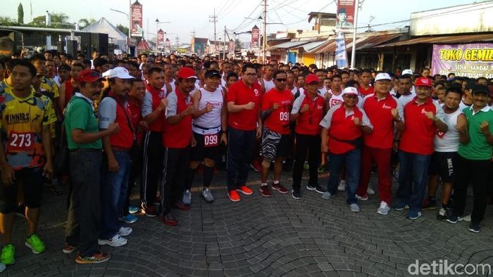Lomba lari Protar di Blitar. (Foto: Erliana Riady/detikSport) Lomba lari Protar di Blitar. (Foto: Erliana Riady/detikSport)