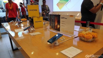 Di tempat ini perangkat produk Xiaomi terbilang lengkap. Foto: detikINET/Josina