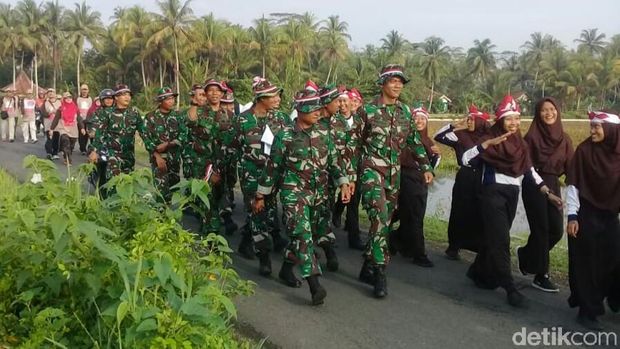 Napak tilas perjuangan Tentara Pelajar di Purworejo.