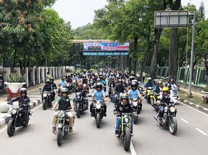 Jokowi Motoran Lagi, Masih Pakai Kawasaki W175 Modifikasi