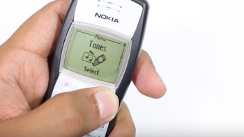 Ringtone pun masih monoponik. Foto: YouTube