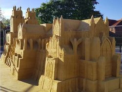 Potret Karya Seni dari Pasir yang Memukau