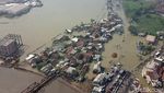 Penampakan Terkini Banjir di Kabupaten Bandung dari Pantauan Udara