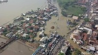Tiga wilayah di Kabupaten Bandung, Jawa Barat, terendam banjir, Senin (12/11/2018).