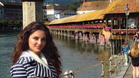 Di Swiss, Jaberi singgah di Kota Lucerne (mahlaghajaberi/Instagram)