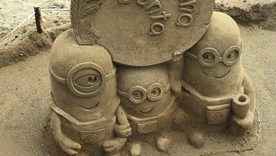 Potret Karya Seni dari Pasir yang Memukau