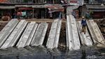 Penampakan Turap Antisipasi Banjir di Kali Sentiong, Kok Gitu ya?