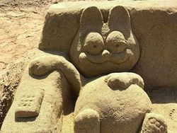 Potret Karya Seni dari Pasir yang Memukau