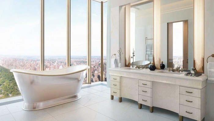 Pernah lihat isi apartemen termahal di New York, Amerika Serikat (AS)? Kalau belum langsung saja lihat di sini.