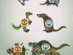 Meme-meme Lucu MU Tak Berdaya Dikandaskan City