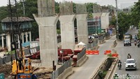 Ruas yang merupakan bagian dari enam ruas tol dalam kota sepanjang 67 km itu akan tersambung tol layang di tahun 2019.