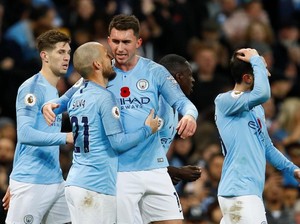 Manchester City Ungguli Manchester United 1-0 di Babak I