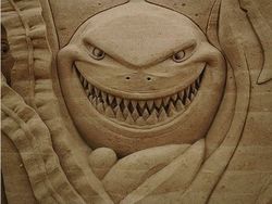 Potret Karya Seni dari Pasir yang Memukau