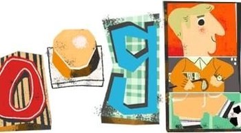 Google Doodle Hari Ayah 2013 menjadi unik lantaran sosok ayah bisa berganti-ganti dengan menekan huruf o kedua pada tulisan Google. Foto: Google