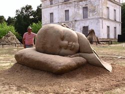 Potret Karya Seni dari Pasir yang Memukau