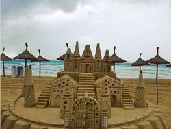 Potret Karya Seni dari Pasir yang Memukau