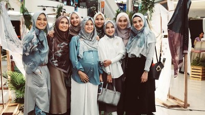 Gaya Holiday Zaskia Sungkar hingga Natasha Rizki di Ultah L by LCB