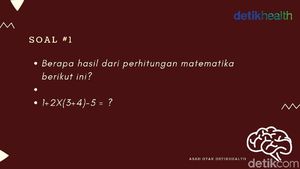Jaga Otak Tetap Sehat dengan Matematika, Bisa Pecahkan Soal Ini?