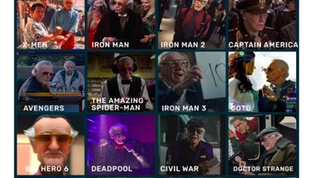 Stan Lee sering menjadi cameo di banyak film superhero Marvel. Foto: Twitter