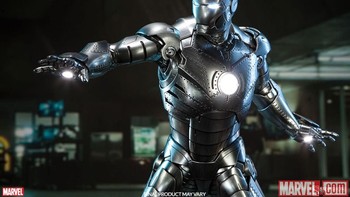 Banyak versi yang lahir pada kostum besinya, seperti Mark II ini. Foto: Twitter/Iron_Man
