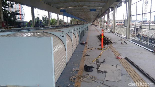 Kondisi terkini proyek Skybridge Tn Abang.