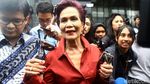 Gaya Miranda Goeltom Saat Kunjungi KPK