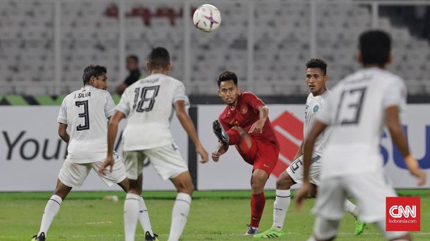 Andik Vermansah bermain cukup apik saat Timnas Indonesia mengalahkan Timor Leste.