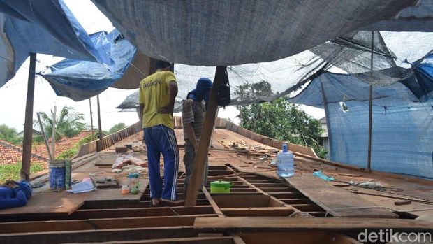 Kapal penakluk Laut Arafuru sedang dibuat