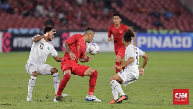 Beto Goncalves mencetak gol ketiga Timnas Indonesia vs Timor Leste.