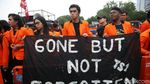 Aksi Mahasiswa Tuntut Penuntasan Kasus Semanggi 1