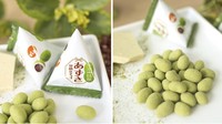 Camilan tradisional Jepang bernama Amanatto ini terbuat dari kacang azuki dibalut gula rafinasi. Kemudian dicelupkan ke dalam cokelat putih lalu ditaburi bubuk matcha. Ada satu toko amanatto yang legendaris yang sudah dibuka sejak tahun 1857 di Tokyo. Foto: NextShark
