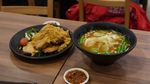 Jokowi dan Kaesang Makan Nasi Bebek Bareng WNI di Singapura